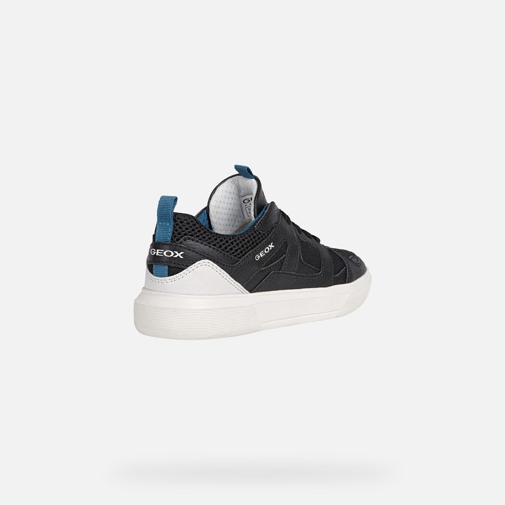 Geox Sneakers Black Nettuno - Geox Boys Shoes - RLKOTY920